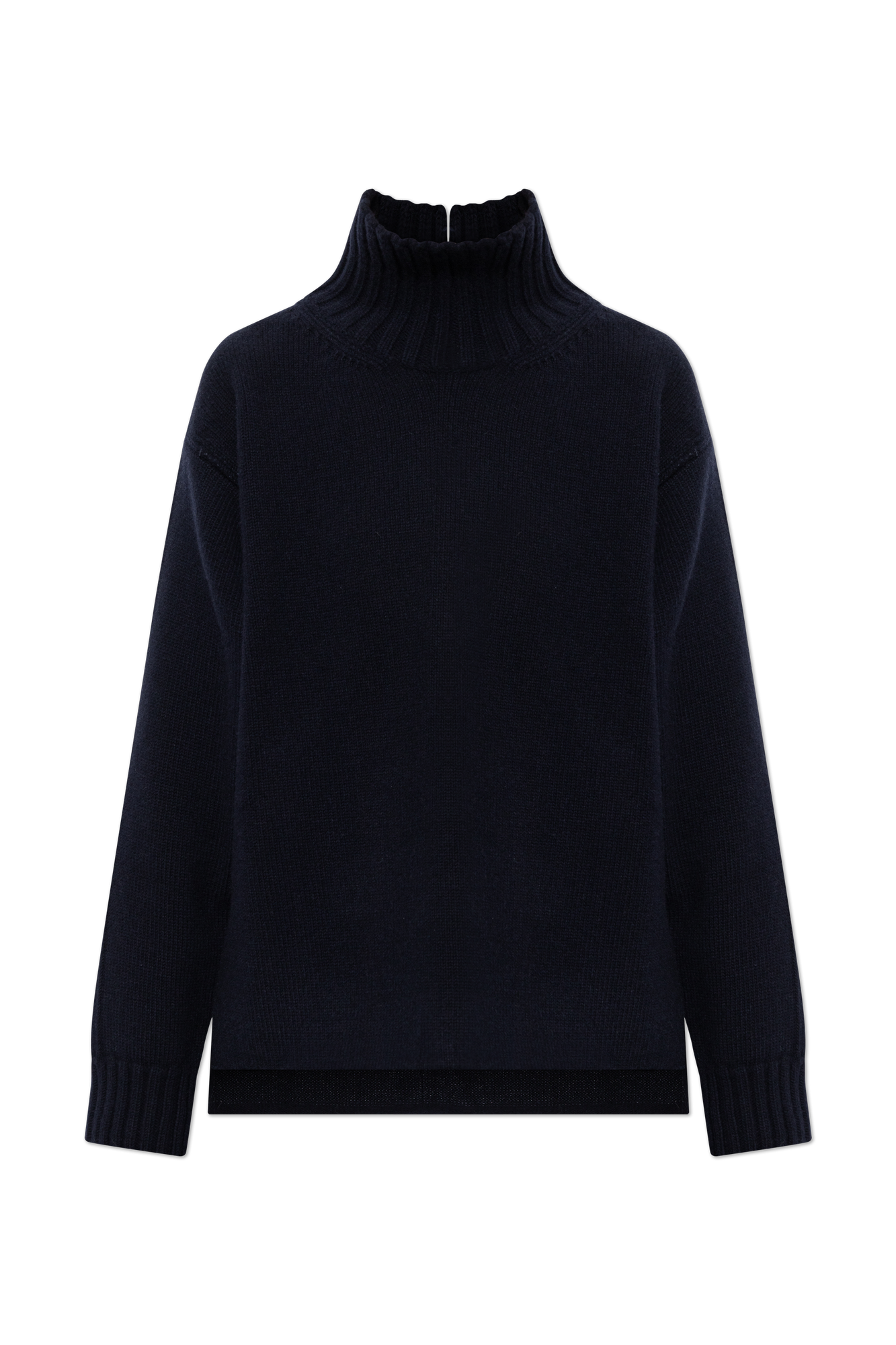 Bottega Veneta Wool Turtleneck Sweater with Side Slits | Women's